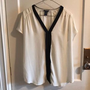 ann taylor silky blouse